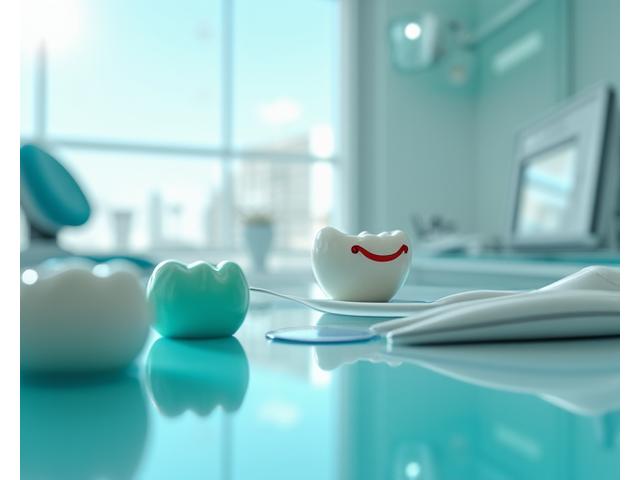 Diş hekimliği kliniği web sitesi için gülümseyen hasta görseli.