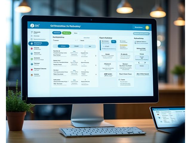 Bir rezervasyon takviminin ve online sipariş arayüzünün bir arada gösterimi.